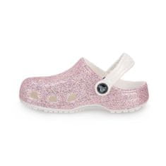 Crocs Pantofle růžové 28 EU Whrb Classic Glitter Clog