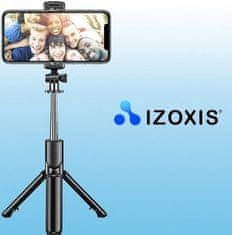Selfie tyč / stativ s bluetooth ovladačem Izoxis 21234