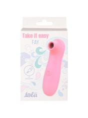 Lola Games Lola Games Take it easy Fay Pink podtlakový stimulátor klitorisu dobíjecí