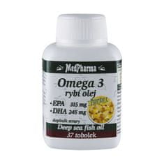 MedPharma Omega 3 rybí olej FORTE - EPA 315 mg + DHA 245 mg, 67 tobolek