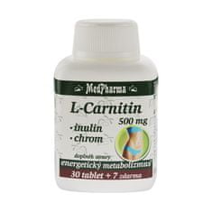 MedPharma L-Carnitin 500 mg + inulin + chrom, 37 tablet