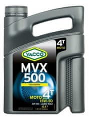 YACCO Motorový olej MVX 500 4T 15W50, 4 l