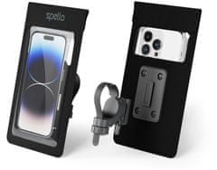 EPICO Spello by voděodolný držák telefonu na řídítka, černá