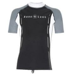 AQUALUNG pánské tričko RASHGUARD, černá/šedá M