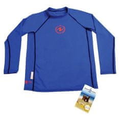 AQUALUNG Sport tričko RASHGUARD KIDS LS, modrá 10 roků / 140-146 cm Modrá