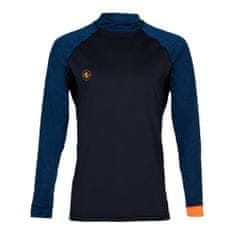 AQUALUNG pánské tričko RASHGUARD SLIM FIT, černá/námořní modrá M