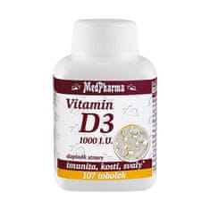 MedPharma Vitamin D3 1000 I.U., 107 tobolek