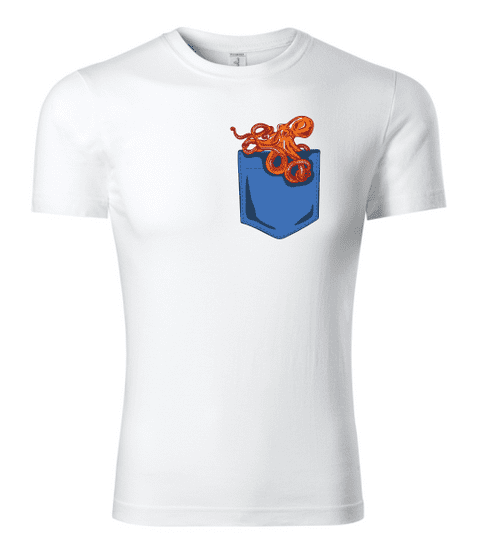 Fenomeno Dětské tričko Chobotnice Velikost: 110 cm/4 roky, Barva trička: Černé