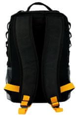 CurePink Multifunkční batoh Nerf: Embossed Logos (objem 13 litrů|26 x 41 x 12 cm) černý polyester