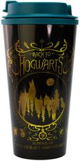 CurePink Cestovní hrnek Harry Potter: Zpátky do Bradavic (objem 450 ml)