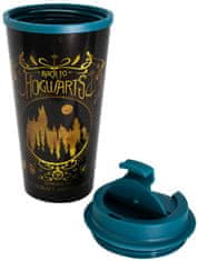 CurePink Cestovní hrnek Harry Potter: Zpátky do Bradavic (objem 450 ml)