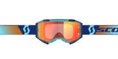 brýle FURY CH modrá/oranžová, SCOTT - USA, (plexi oranžové chrom) 272828-7436280