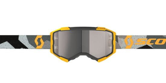 Scott brýle FURY CH camo šedá/žlutá, SCOTT - USA, (plexi střírné chrom) 272828-7429269