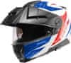 Schuberth Helmets přilba E2 Explorer černo-modro-bílo-červená 2XL