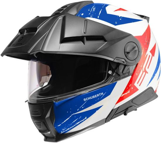 Schuberth Helmets přilba E2 Explorer černo-modro-bílo-červená