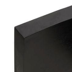 shumee Koupelnová deska tmavě šedá 140 x 50 x 6 cm ošetřený masiv