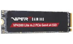 Patriot VIPER VP4300 Lite 1TB SSD / Interní / M.2 PCIe Gen4 x4 NVMe / 2280 / DRAMLESS