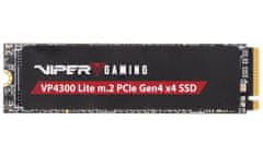 Patriot VIPER VP4300 Lite 2TB SSD / Interní / M.2 PCIe Gen4 x4 NVMe / 2280 / DRAMLESS