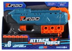 Alltoys Blaster Turbo + 6 ks nábojů