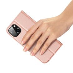 Dux Ducis Skin Pro knížkové pouzdro na iPhone 15, růžové