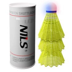 NILS badmintonové míčky s LED NBL6293 3 ks