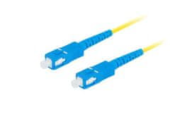 Lanberg optický patch cord SM SC/UPC-SC/UPC simplex 10m LSZH G657A1 průměr 3mm, barva žlutá