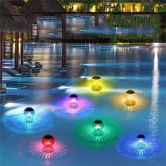 Cool Mango Solární plovoucí LED světlo, lampička pro bazén, vícebarevné vodní osvětlení - Lightball