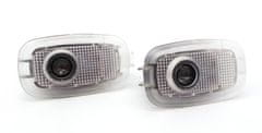 motoLEDy Sada 2ks projektorů s logem Mercedes LED na dveře