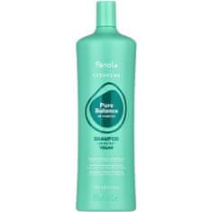 Fanola Vitamins Pure Balance - vitamínový šampon proti lupům, omezuje nadměrné maštění vlasů, 1000ml