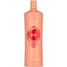 Fanola Vitamins Energy - senergetický šampon pro oslabené vlasy, revitalizuje a posiluje oslabené vlasy, 1000ml