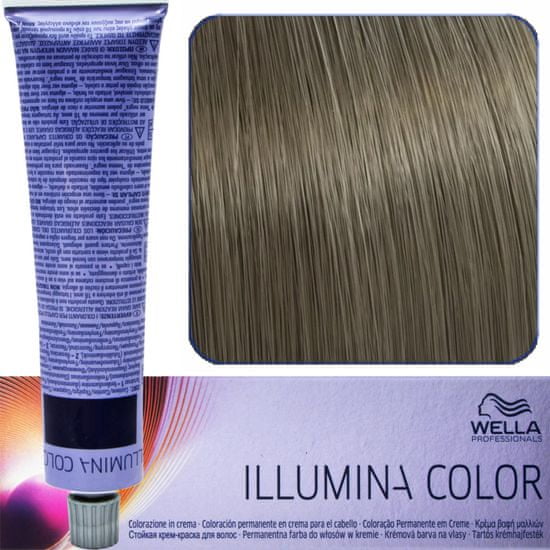 Wella 8/93 Illumina Color - profesionální barva na vlasy, dlouhotrvající, intenzivní a sytá barva, rovnoměrné krytí vlasů, 60ml