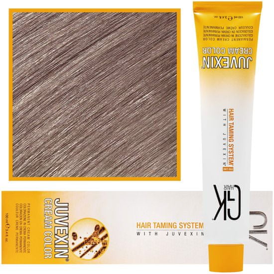 GK 8.12 Juvexin barva na vlasy s keratinem, Dlouhotrvající barevný efekt, 100ml