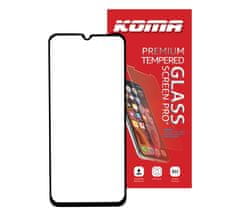 KOMA Tvrzené sklo Full Cover pro Samsung A13, zaoblení 3D, tvrdost 9H