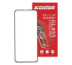 KOMA Tvrzené sklo Full Cover pro Samsung A53 5G, zaoblení 3D, tvrdost 9H
