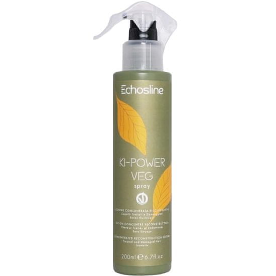 Echosline Ki Power VEG Spray - obnovující balzám na vlasy, Veganské složení, které respektuje vaši lásku k přírodě a zvířatům, 200ml