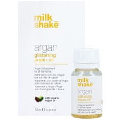 Milk Shake Glistening Argan Oil - Vyživující arganový olej, eliminuje problém krepatění vlasů, 10ml