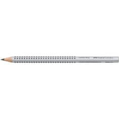 Faber-Castell Grafitová tužka Grip Jumbo /HB stříbrná