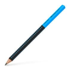 Faber-Castell Grafitová tužka Grip Jumbo/HB Two Tone černá/modrá