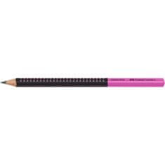 Faber-Castell Grafitová tužka Grip Jumbo/HB Two Tone černá/růžová