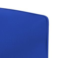 Greatstore Altán s dvojitou střechou modrý 3 x 3 x 2,68 cm textil