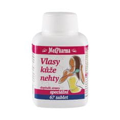 MedPharma Vlasy, kůže, nehty, 67 tablet