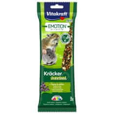 Vitakraft Tyčinky VITAKRAFT Emotion Kracker Herbal pro malé hlodavce 75 g