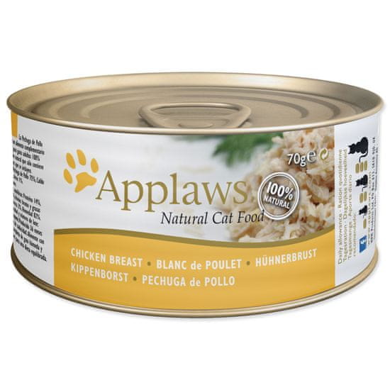 Applaws Konzerva Cat Chicken Breast - KARTON (24ks) 70 g