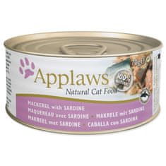 Applaws Konzerva APPLAWS Cat Mackerel & Sardine, 70 g