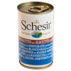 Schesir Konzerva SCHESIR Cat tuňák + sleď 140 g