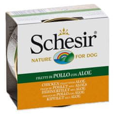 Schesir Konzerva SCHESIR Dog kuřecí + aloe v želé 150 g