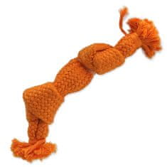 Dog Fantasy Uzel DOG FANTASY oranžový pískací 2 knoty 22 cm 1 ks