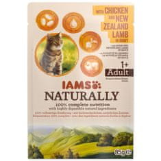 IAMS Kapsička IAMS Naturally kuře & jehněčí v omáčce 85 g