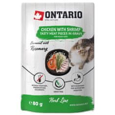 Ontario Kapsička ONTARIO kuřecí s krevetami v omáčce, 80 g