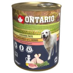 Ontario Konzerva kuřecí paté s bylinkami 800 g